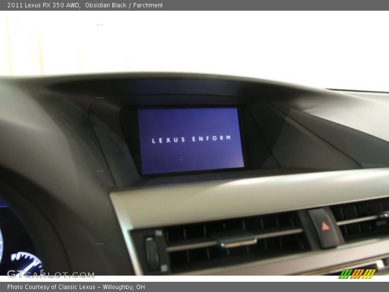 Obsidian Black / Parchment 2011 Lexus RX 350 AWD