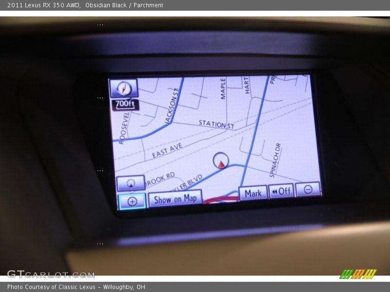 Obsidian Black / Parchment 2011 Lexus RX 350 AWD