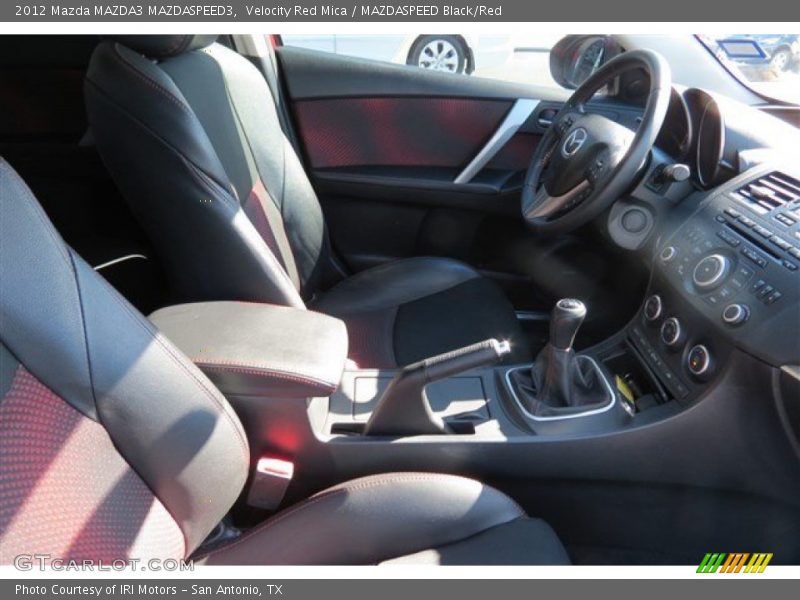 Velocity Red Mica / MAZDASPEED Black/Red 2012 Mazda MAZDA3 MAZDASPEED3