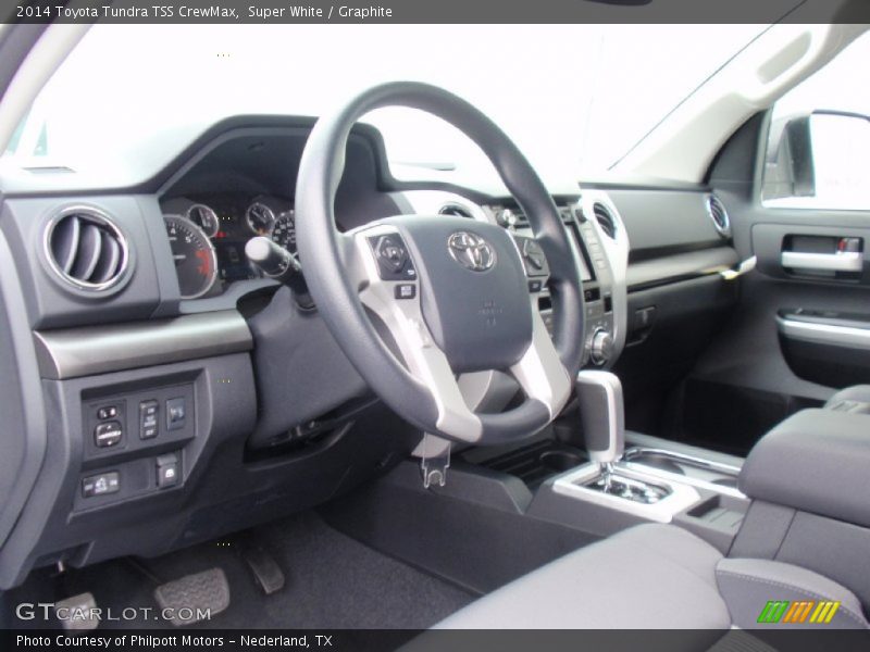 Super White / Graphite 2014 Toyota Tundra TSS CrewMax