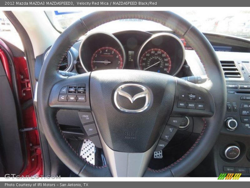 Velocity Red Mica / MAZDASPEED Black/Red 2012 Mazda MAZDA3 MAZDASPEED3