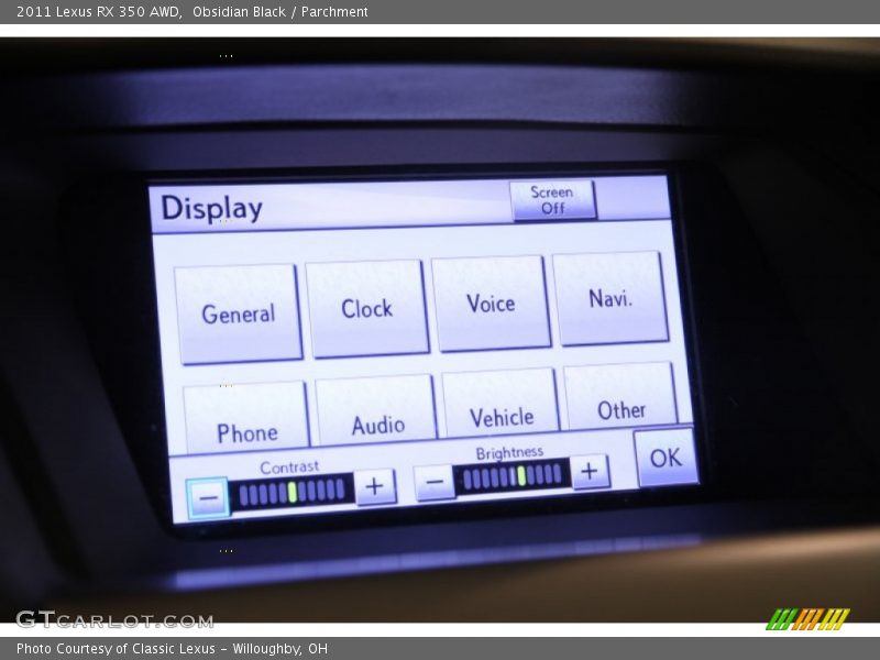Obsidian Black / Parchment 2011 Lexus RX 350 AWD