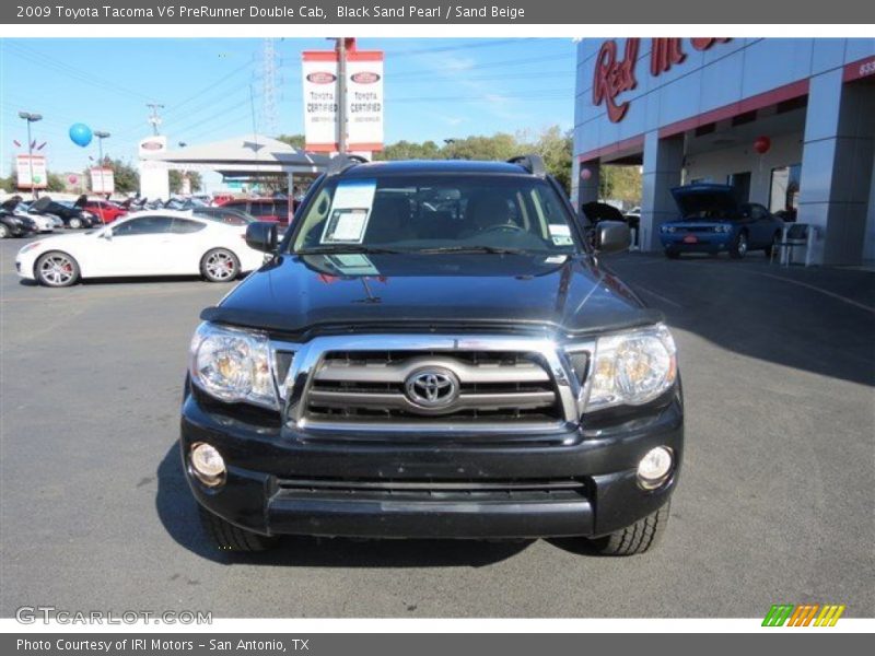 Black Sand Pearl / Sand Beige 2009 Toyota Tacoma V6 PreRunner Double Cab