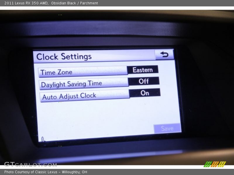 Obsidian Black / Parchment 2011 Lexus RX 350 AWD