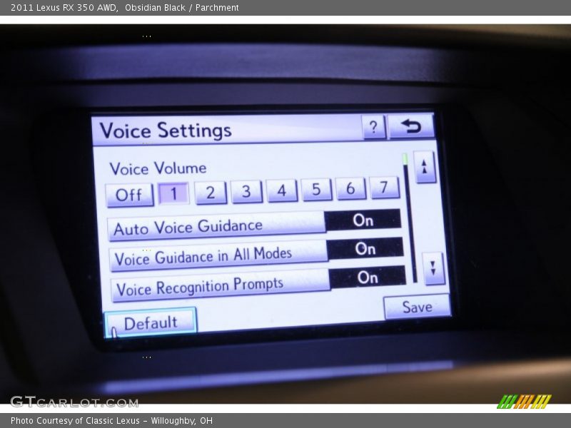 Obsidian Black / Parchment 2011 Lexus RX 350 AWD