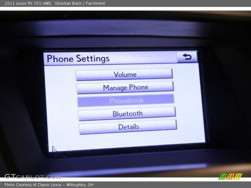 Obsidian Black / Parchment 2011 Lexus RX 350 AWD