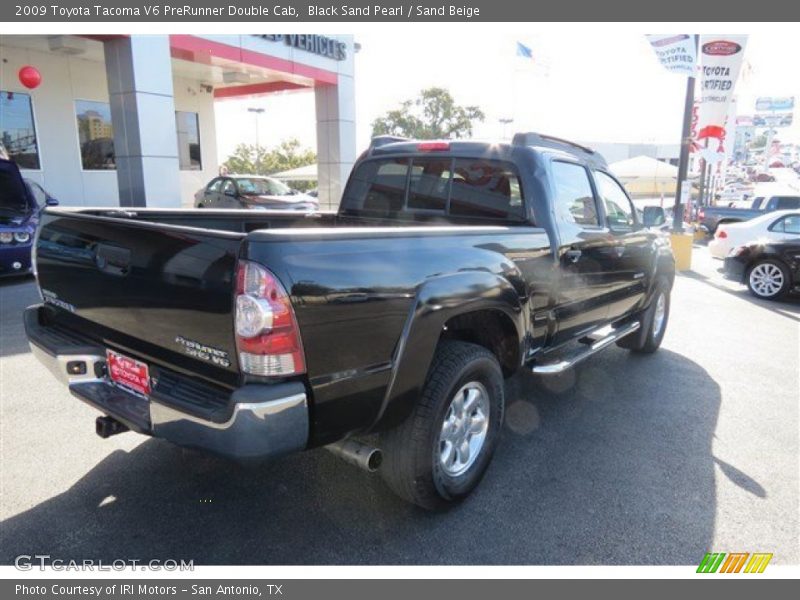 Black Sand Pearl / Sand Beige 2009 Toyota Tacoma V6 PreRunner Double Cab