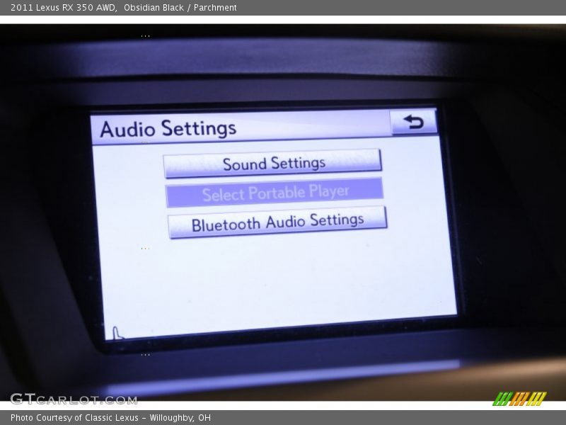 Obsidian Black / Parchment 2011 Lexus RX 350 AWD
