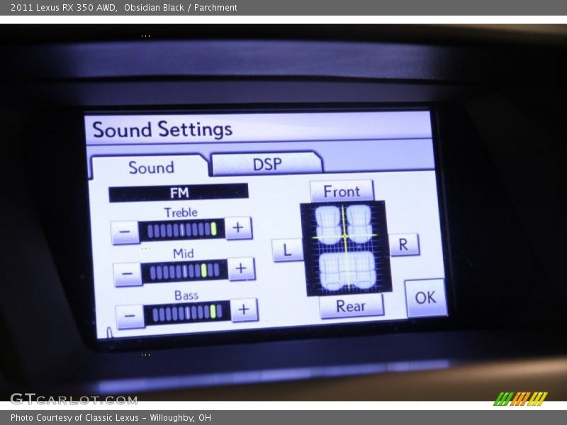 Obsidian Black / Parchment 2011 Lexus RX 350 AWD