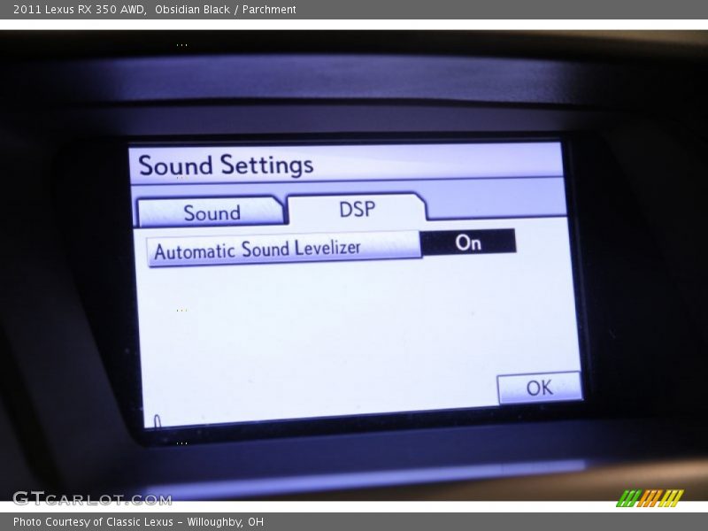 Obsidian Black / Parchment 2011 Lexus RX 350 AWD