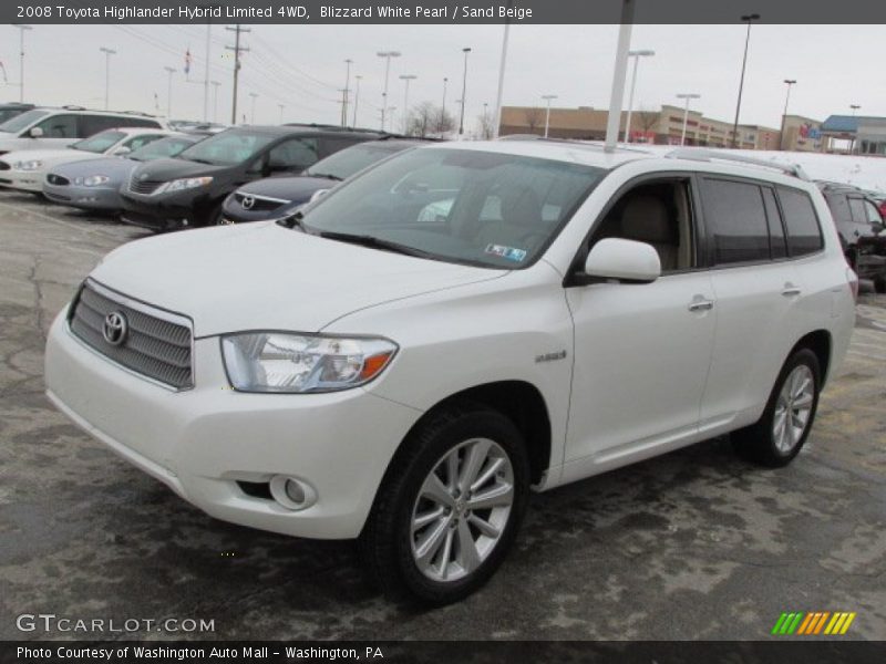 Front 3/4 View of 2008 Highlander Hybrid Limited 4WD