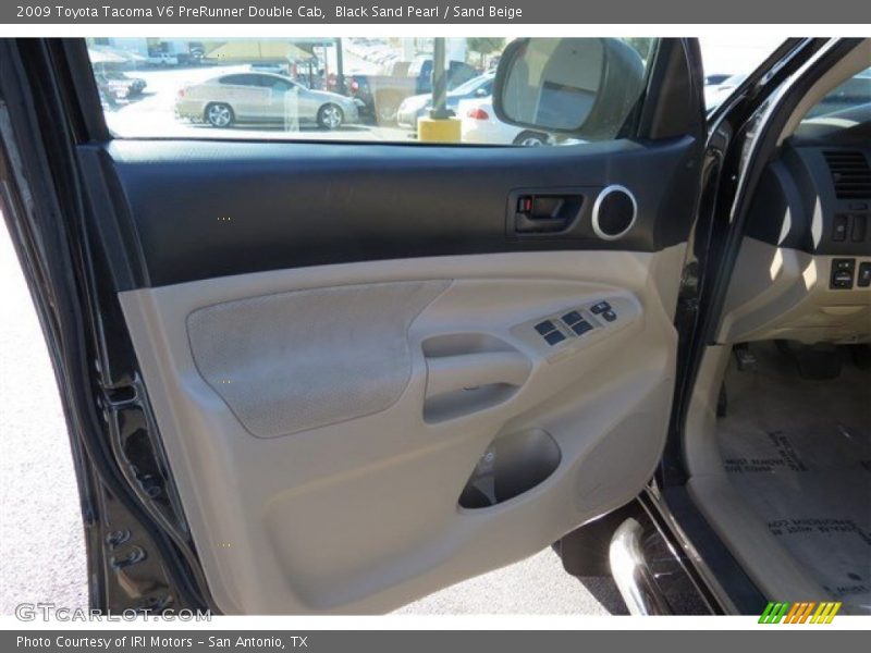 Black Sand Pearl / Sand Beige 2009 Toyota Tacoma V6 PreRunner Double Cab