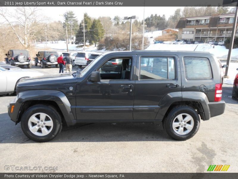 Dark Charcoal Pearl / Dark Slate Gray 2011 Jeep Liberty Sport 4x4