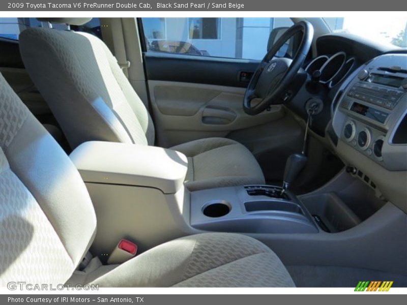 Black Sand Pearl / Sand Beige 2009 Toyota Tacoma V6 PreRunner Double Cab