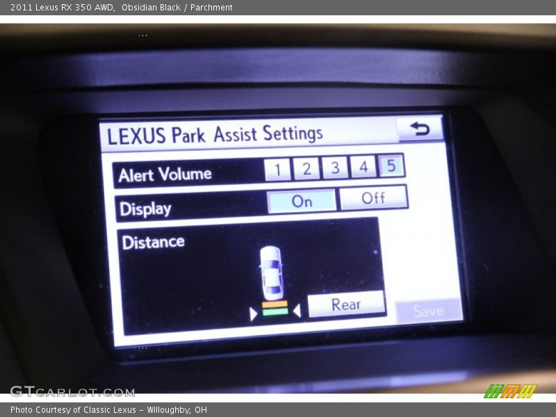 Obsidian Black / Parchment 2011 Lexus RX 350 AWD