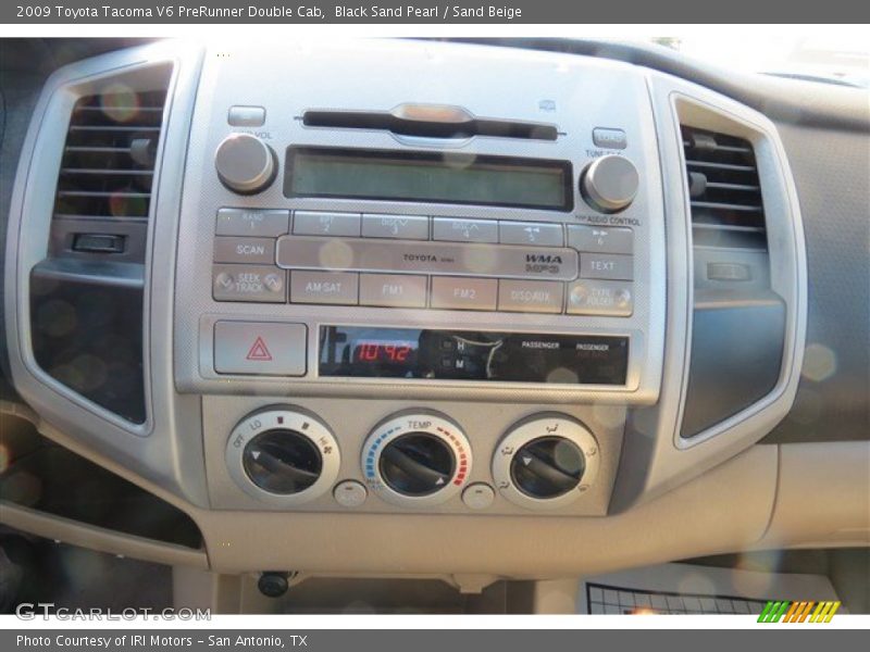Black Sand Pearl / Sand Beige 2009 Toyota Tacoma V6 PreRunner Double Cab