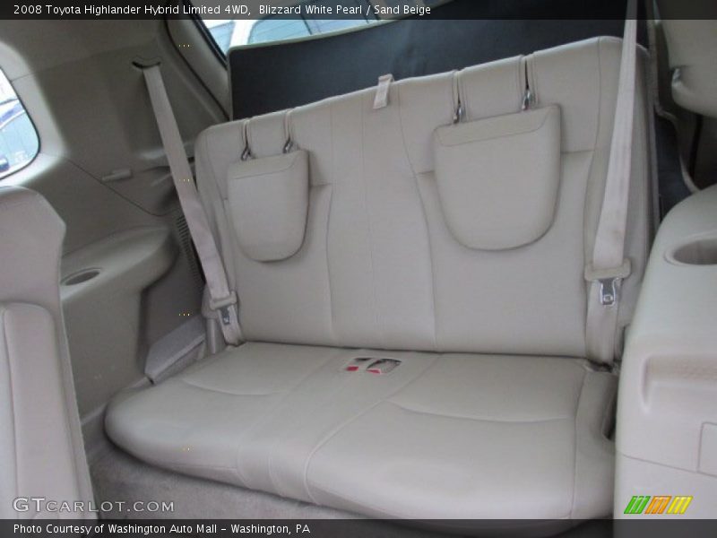 Blizzard White Pearl / Sand Beige 2008 Toyota Highlander Hybrid Limited 4WD