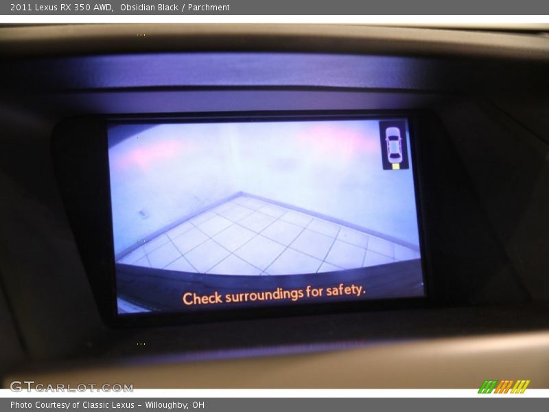 Obsidian Black / Parchment 2011 Lexus RX 350 AWD