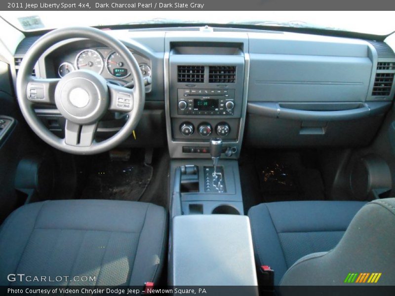 Dark Charcoal Pearl / Dark Slate Gray 2011 Jeep Liberty Sport 4x4