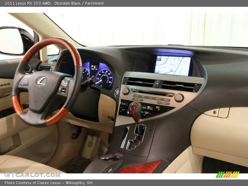 Obsidian Black / Parchment 2011 Lexus RX 350 AWD