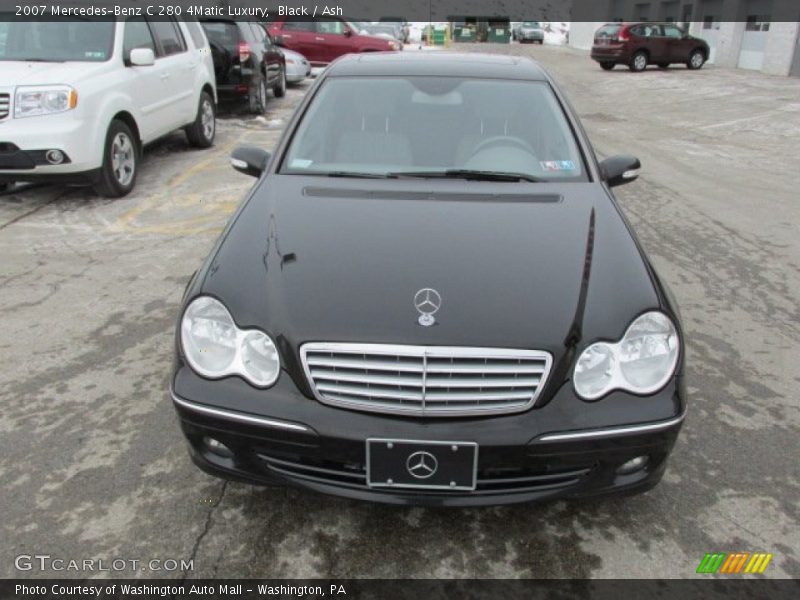 Black / Ash 2007 Mercedes-Benz C 280 4Matic Luxury