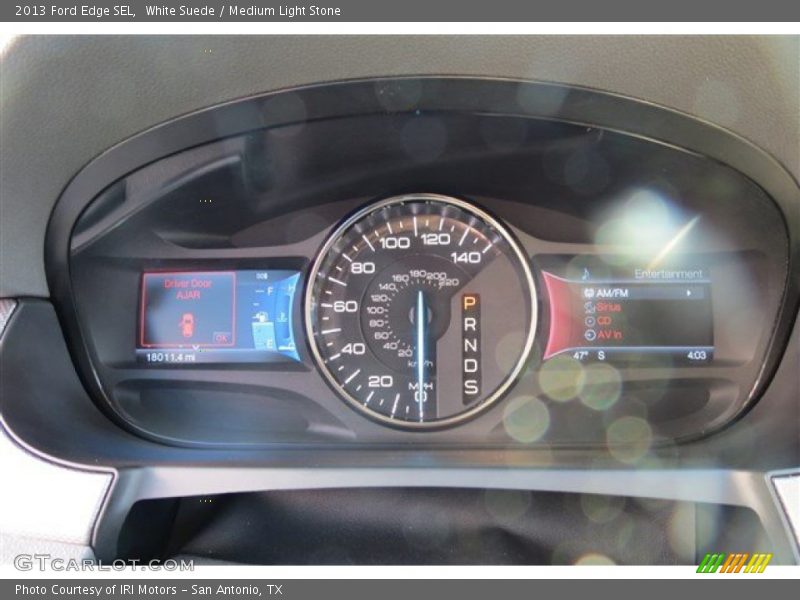 White Suede / Medium Light Stone 2013 Ford Edge SEL