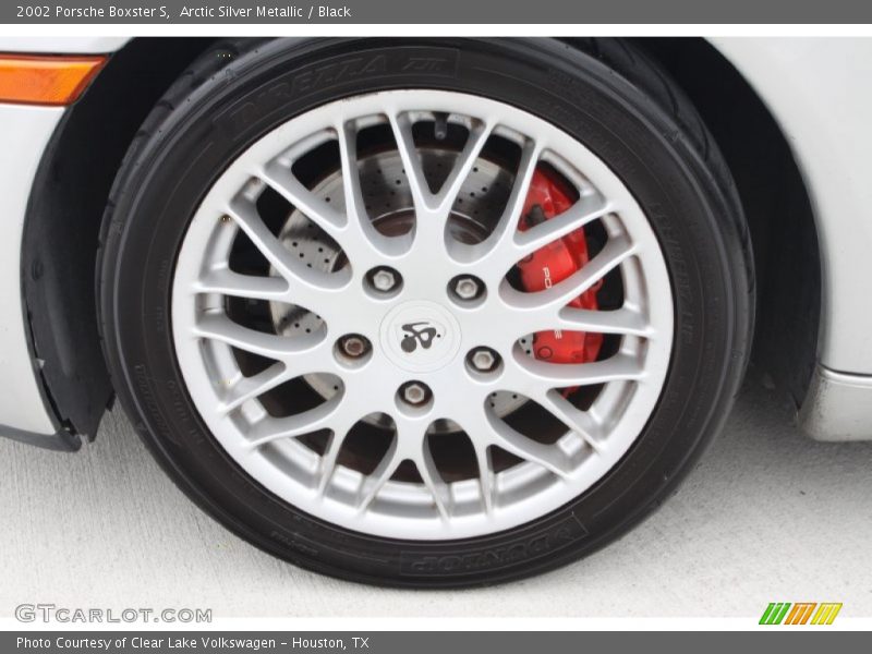 Arctic Silver Metallic / Black 2002 Porsche Boxster S