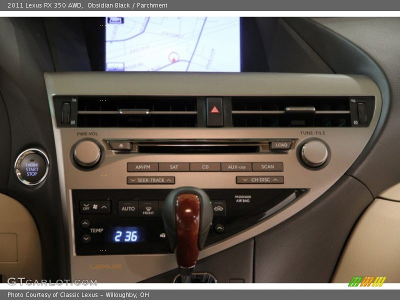 Obsidian Black / Parchment 2011 Lexus RX 350 AWD