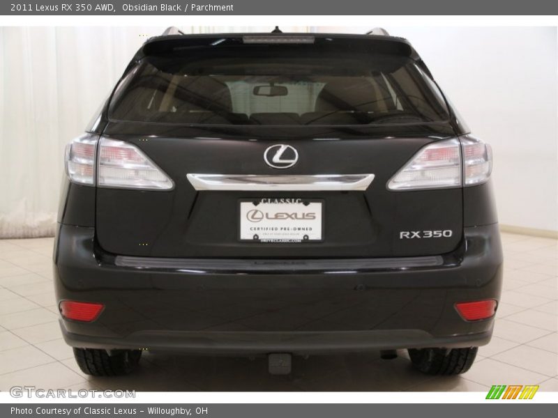 Obsidian Black / Parchment 2011 Lexus RX 350 AWD