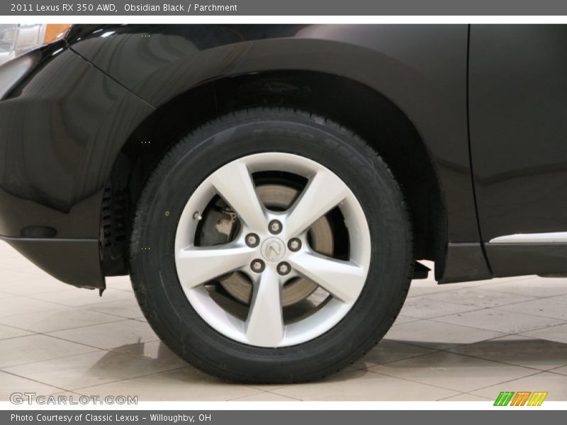 Obsidian Black / Parchment 2011 Lexus RX 350 AWD