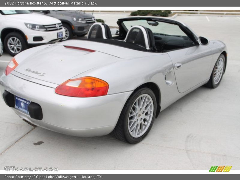 Arctic Silver Metallic / Black 2002 Porsche Boxster S