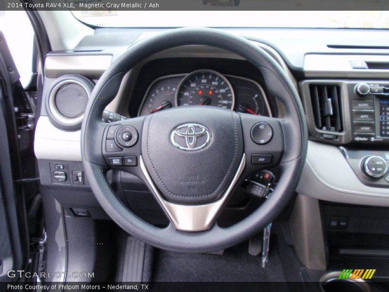 Magnetic Gray Metallic / Ash 2014 Toyota RAV4 XLE