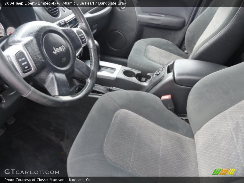 Atlantic Blue Pearl / Dark Slate Gray 2004 Jeep Liberty Limited 4x4