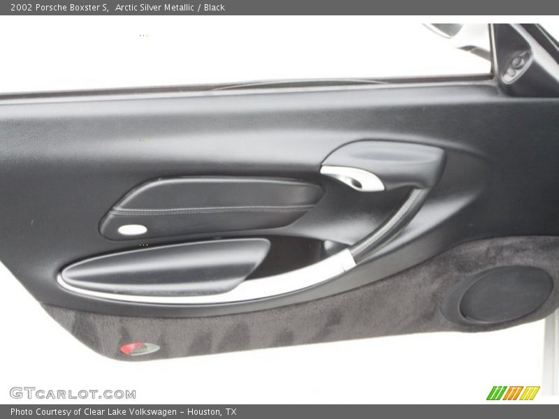 Arctic Silver Metallic / Black 2002 Porsche Boxster S
