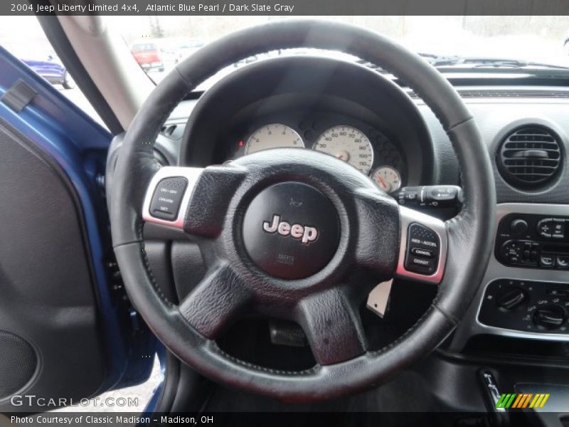 Atlantic Blue Pearl / Dark Slate Gray 2004 Jeep Liberty Limited 4x4