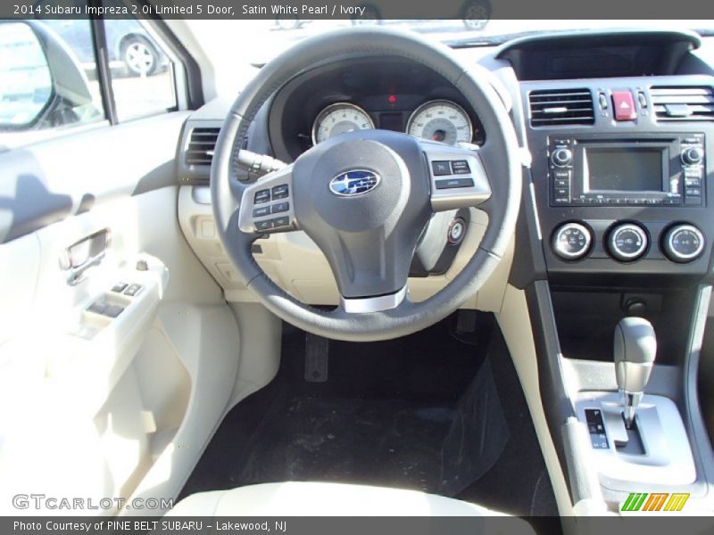 Satin White Pearl / Ivory 2014 Subaru Impreza 2.0i Limited 5 Door