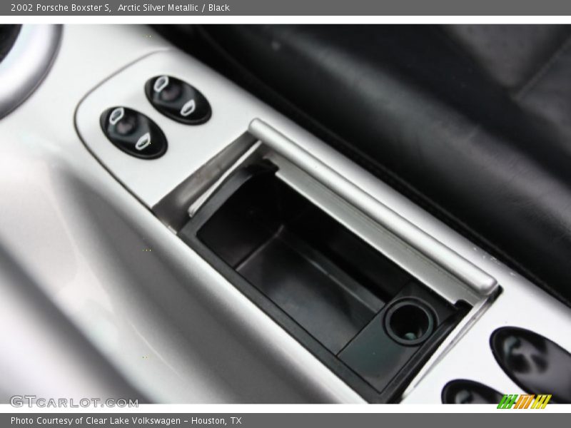 Arctic Silver Metallic / Black 2002 Porsche Boxster S