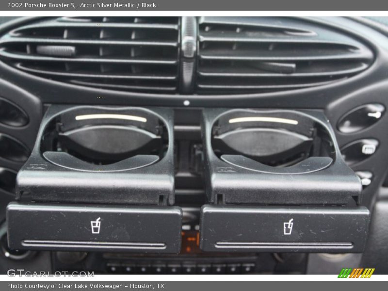 Arctic Silver Metallic / Black 2002 Porsche Boxster S