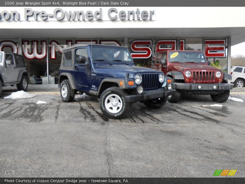 Midnight Blue Pearl / Dark Slate Gray 2006 Jeep Wrangler Sport 4x4