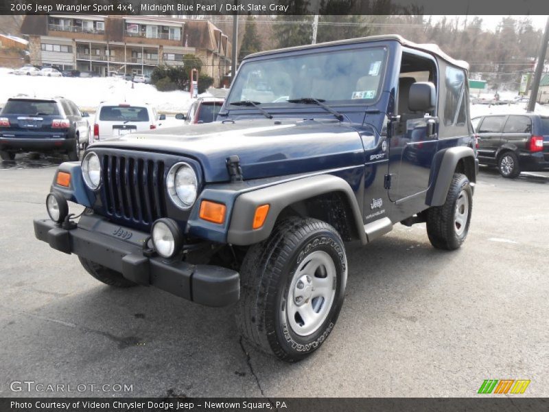 Midnight Blue Pearl / Dark Slate Gray 2006 Jeep Wrangler Sport 4x4
