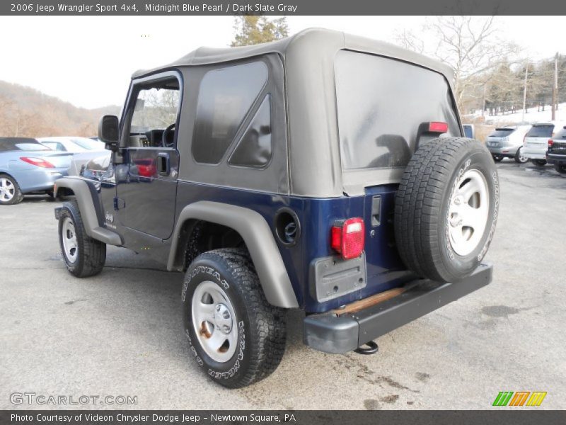 Midnight Blue Pearl / Dark Slate Gray 2006 Jeep Wrangler Sport 4x4