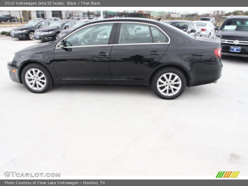 Black / Titan Black 2010 Volkswagen Jetta SE Sedan