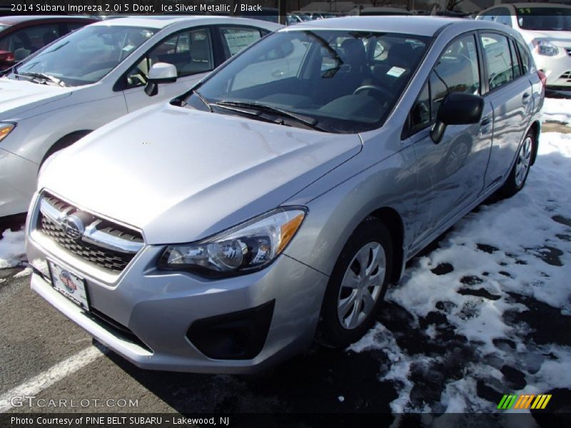 Ice Silver Metallic / Black 2014 Subaru Impreza 2.0i 5 Door