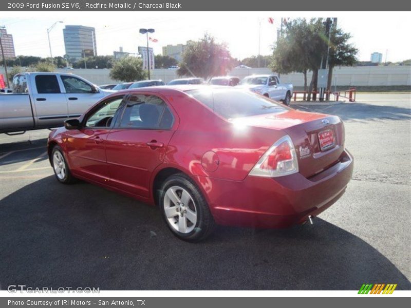 Redfire Metallic / Charcoal Black 2009 Ford Fusion SE V6