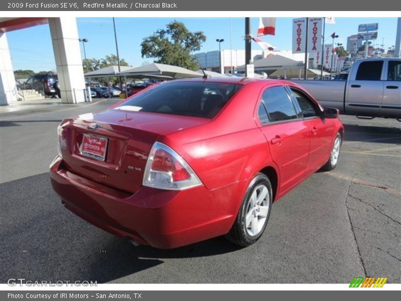 Redfire Metallic / Charcoal Black 2009 Ford Fusion SE V6
