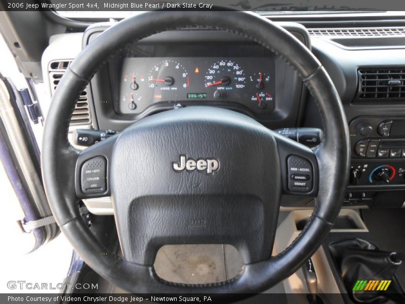 Midnight Blue Pearl / Dark Slate Gray 2006 Jeep Wrangler Sport 4x4