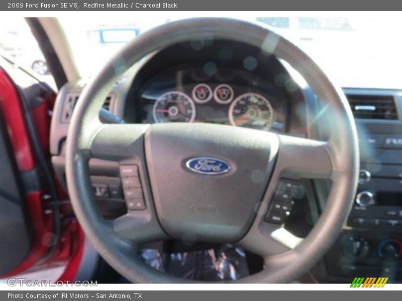 Redfire Metallic / Charcoal Black 2009 Ford Fusion SE V6