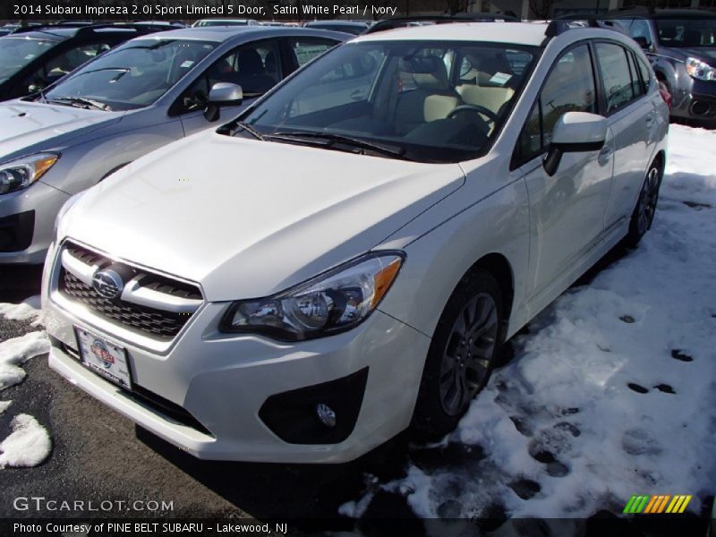 Satin White Pearl / Ivory 2014 Subaru Impreza 2.0i Sport Limited 5 Door