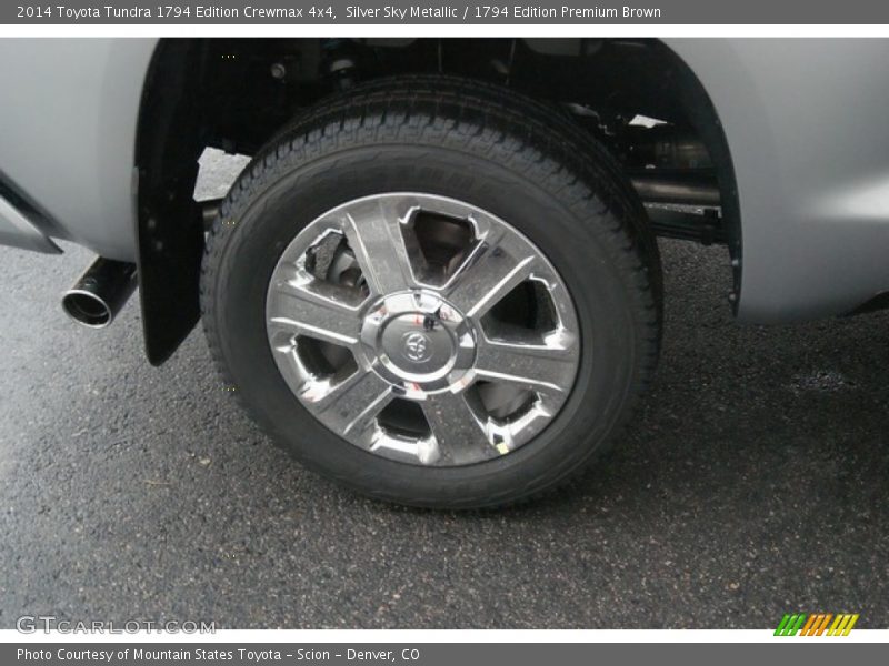 Silver Sky Metallic / 1794 Edition Premium Brown 2014 Toyota Tundra 1794 Edition Crewmax 4x4