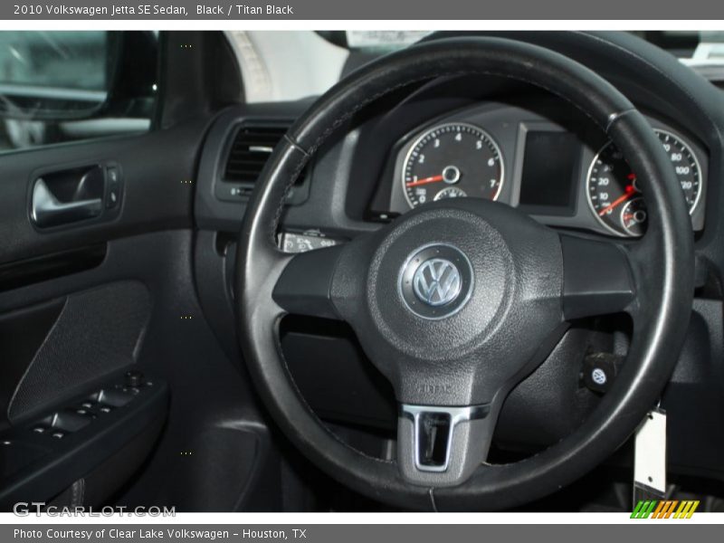 Black / Titan Black 2010 Volkswagen Jetta SE Sedan